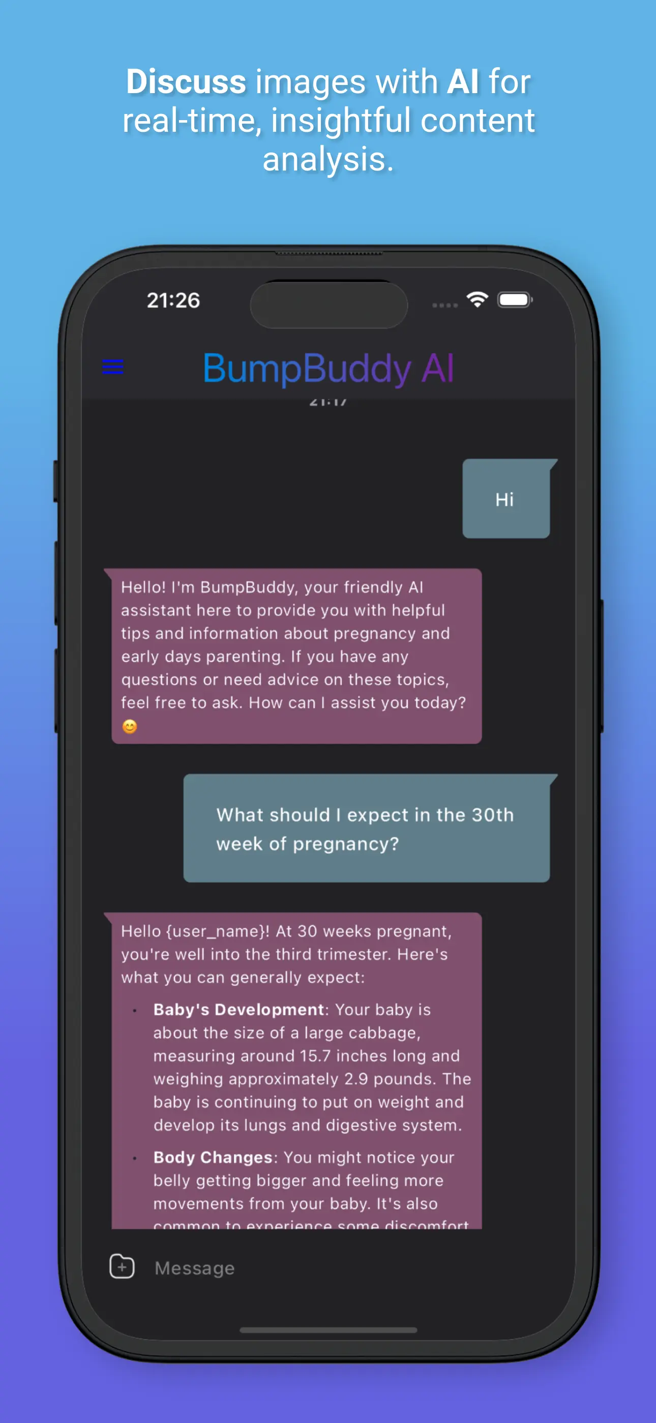BumpBuddy iOS app screenshot 3
