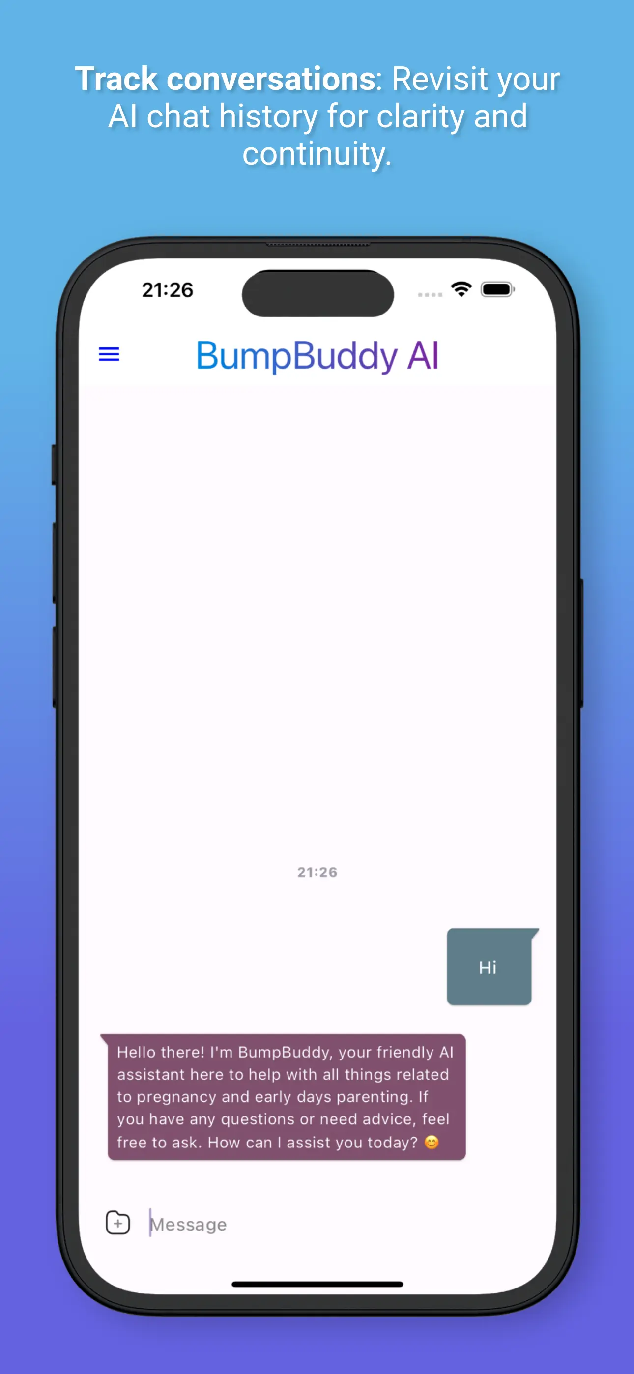 BumpBuddy iOS app screenshot 4